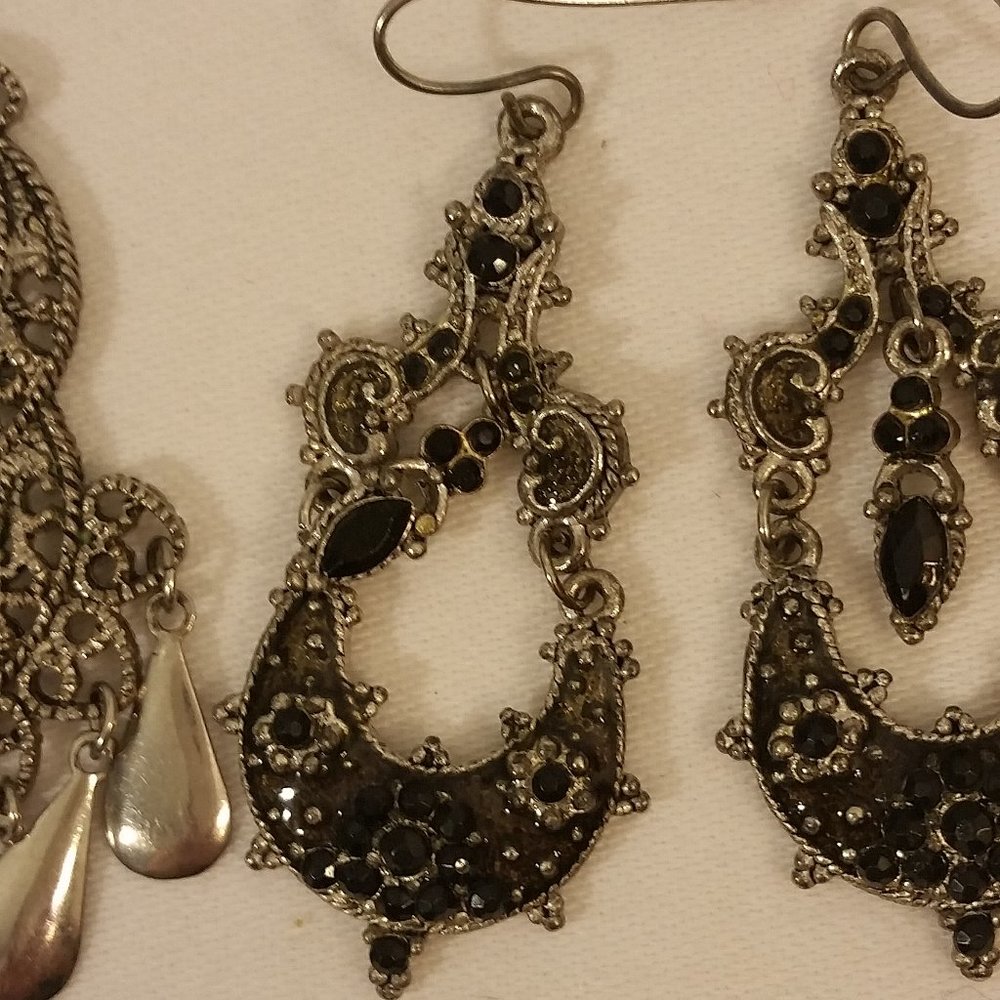 Costume Jewerly Lot of Earrings - Picture 2 of 6